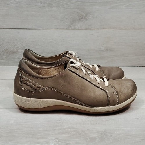 Aetrex Womens Dana Leather Comfort Sneakers Oxford shoes sz EUR 40 US 9-9.5 - Picture 2 of 11