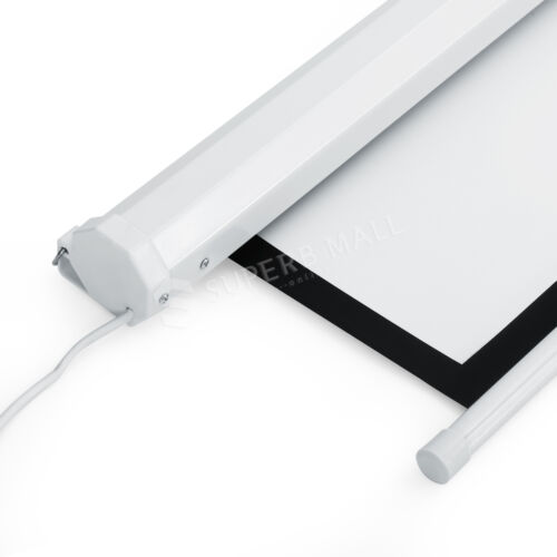 100 Inch Projector Screen Motorized 16:9 3D HD Portable Home Cinema w/Controller - Picture 3 of 12