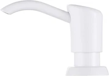 Soap Dispenser for Kitchen Sink, 13 Oz Bottle, In-Sink Refill, White