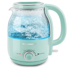 Elite Gourmet 1.2L Electric Water Boiler Kettle with Temperature Control