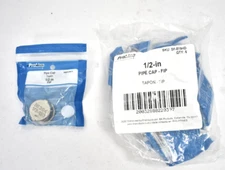 Lot of 6 ProLine Stainless Steel Pipe Cap 1/2" Lead Free Fitting Tapered Thread