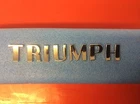 TRIUMPH CHROME LETTER SET TR2 TR3 TR4 TR4A GT6 SPITFIRE PART NUMBER 703862SET