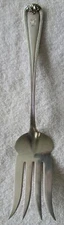 New Standish Durgin sterling silver cold meat beef salad serving fork 