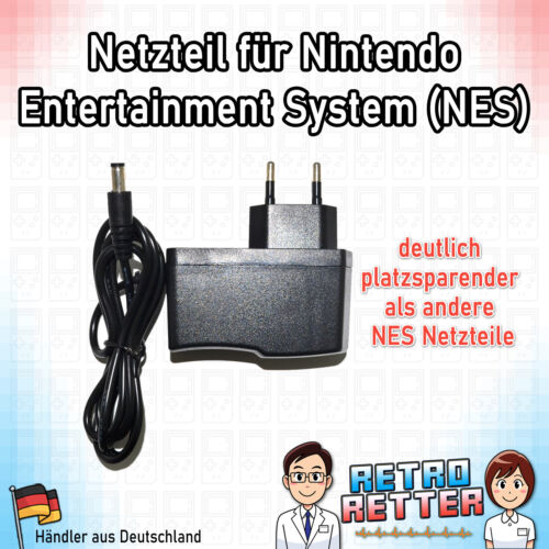 Nintendo NES Strom Netzteil - Stromkabel Ladekabel Anschluss AC Adapter - Afbeelding 1 van 3