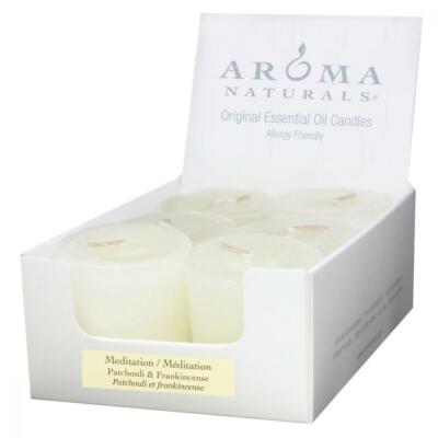 Aroma Naturals Votive Candles with White, Patchouli and
