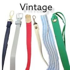 Vintage Lot of Small/Medium Leather Multi-Color Belts