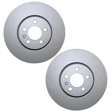 Bison Performance Pair Front Coated 288mm Brake Rotors for VW Beetle Golf Jetta