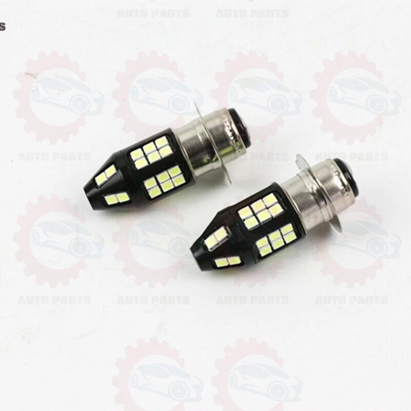 Kit faros LED H6 6000K bombillas blancas para Kawasaki Bayou 220 300 2001-2003 2004 Foto 4 de 4