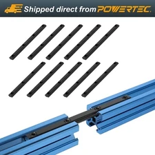 POWERTEC Straight Connector Corner Bracket Joining Plate, 10 Sets (74007)