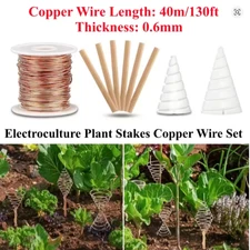 40m Pure Copper Wire Fibonacci Coil Jig for Electroculture Gardening