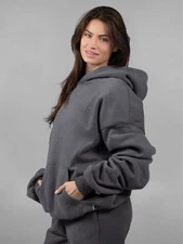 COMFRT Minimalist Hoodie in Steel Grey - Size Large
