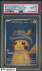2023 Pokemon SVP EN Pokemon X Van Gogh #085 Pikachu with Grey Felt Hat PSA 10