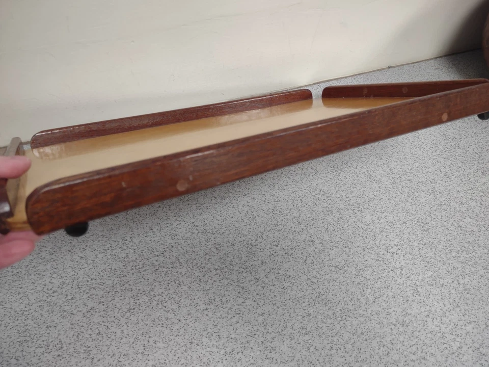 Bridge Tray Vintage Designed Made by Sqdn Ldr AJ Bridge Wilton Salisbury Wooden - Image 4 of 4