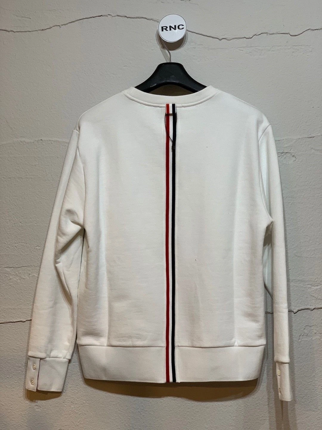 Felpa girocollo Thom Browne bianca 17610372