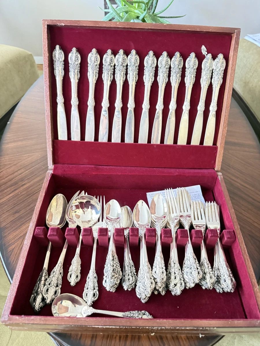 Godinger Baroque In Antique Us Silver-Plated Flatware for sale | eBay