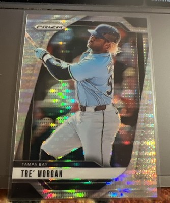 Tre' Morgan Pulsar Prizm 438/499 2025 Panini Prizm #45 Tampa Bay Rays
