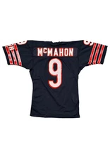 1980s Jim McMahon Used Game Worn Chicago Bears Home Jersey Grey Flannel LOA