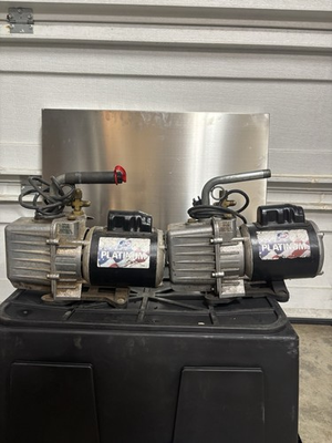 #ad #ad 2x JB PLATINUM DV 200N 7 CFM ½ HP Evacuation Vacuum Pump Untested $299.00