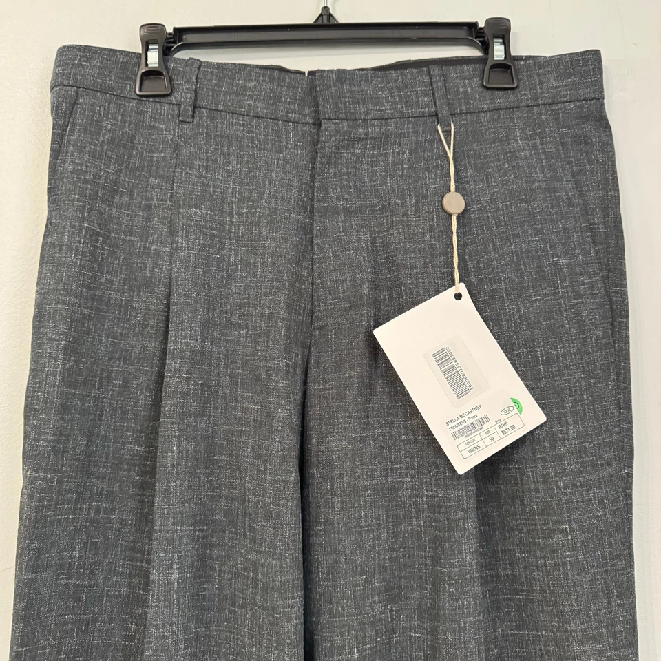 Pantalón para mujer Stella McCartney gris nuevo con etiquetas talla 50 EE. UU. 14 Foto 2 de 4