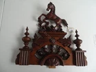 CROWN FOR A GERMAN BALCONY CLOCK HORSE ORNAMENT ON TOP