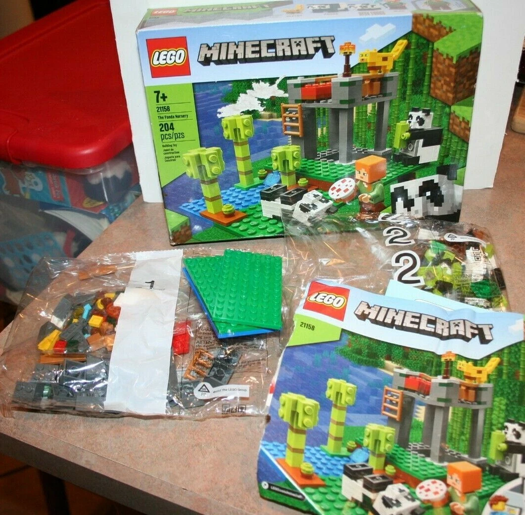 LEGO Minecraft Sets: 21158 The Panda Nursery NEW-21158