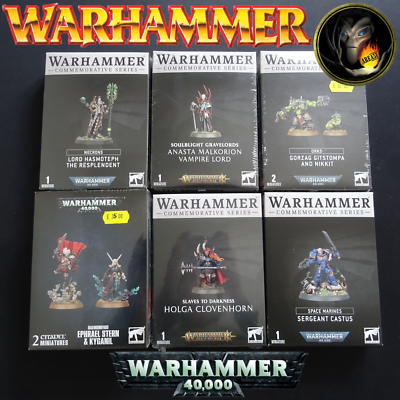 Warhammer LIMITED EDITION MULTILIST & Commemorative Minis 40k