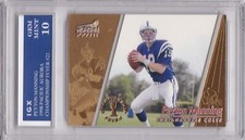 PEYTON MANNING ROOKIE CARD $$ RC Football 1998 Aurora Colts Broncos GEM MINT 10!