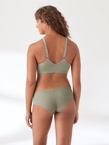 True & Co Softform V-Ausschnitt verstellbare Träger BH, salbeigrün, S (32C/D bis 34A/B) - Bild 2 von 5