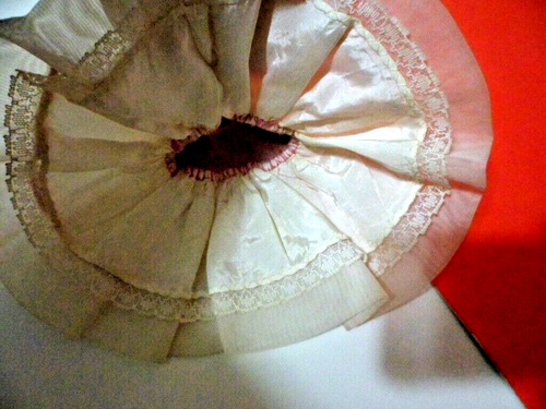 CLONE Little Debbie 10"-12" chubby doll clothes RED VELVET BODICE SHEER DRESS HP - Picture 3 of 3