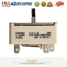 New Genuine OEM Frigidaire Oven Range Surface Element Control Switch 318293827