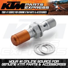 NEW OEM KTM ALUMINUM HOLLOW-BLEEDER SCREW 125...