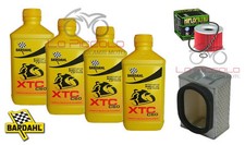 CUTTING KIT 4 LT BARDAHL XTC + AIR AND OIL FILTER KAWASAKI ZX 600 1985 1986