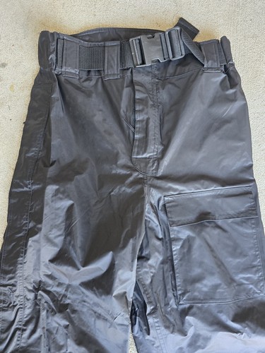 Harley Davidson Men S Pants 34x32 Black Motorcycle Windbreaker Adjustable Belt - Picture 5 of 19