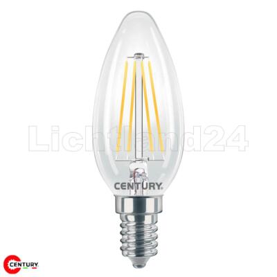 E14 LED Filament Kerzen - INCANTO - C35 - 2W (= 25W) 2700K Glühbirne Lampe