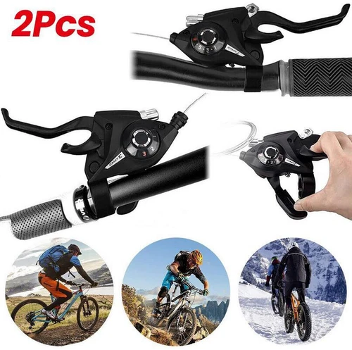 2er fahrrad schalthebel altus für shimano 3x7-fach 21-gang schaltung V-brake DE - Bild 7 von 9