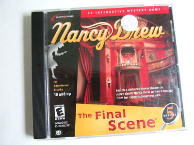 Nancy Drew: The Final Scene - PC CD Mystery 5 Game Rated E Dream Catcher Vtg K