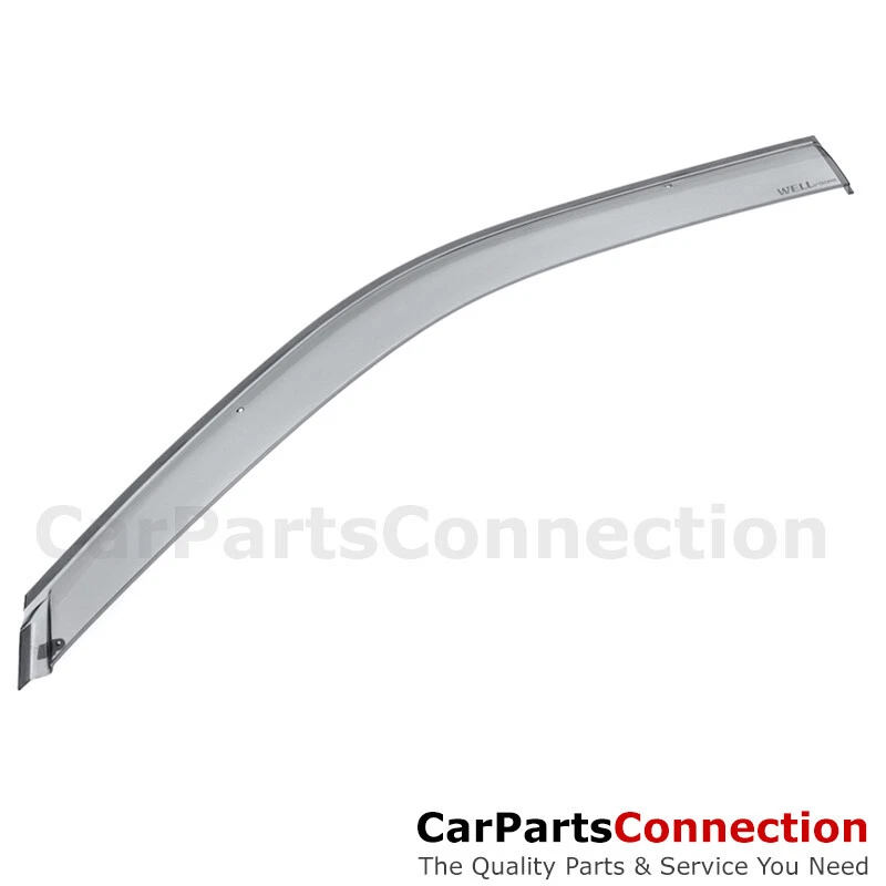 WellVisors Side Window Visors Deflectors 09-18 Dodge Ram 1500 2500 3500 Crew Cab - Image 3 of 4