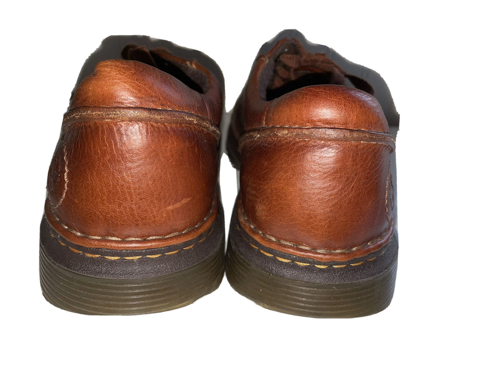 SAOLA Dr. Martens Scarpe Oxford Uomo Pelle Marrone Stringate Suola Ammortizzata ad Aria 12 M