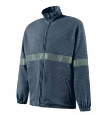 Roots Stormbuster Navy Flame Retardant Fleece - Retroreflective Tape - L [ns50]