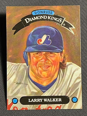 1993 Donruss Diamond Kings Larry Walker, item 1
