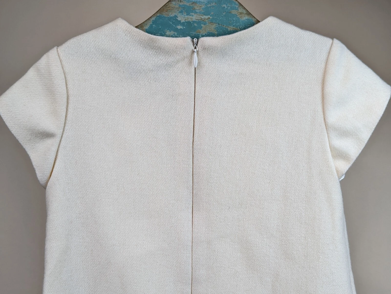 VETEMENTS Abito a tubino HELENA bambina color block rosso nero lana Neiman Marcus Bergdorf taglia 4