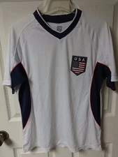 Vintage USA Hockey Official Merchandise Pullover Soccer Jersey Men Medium Sewn.