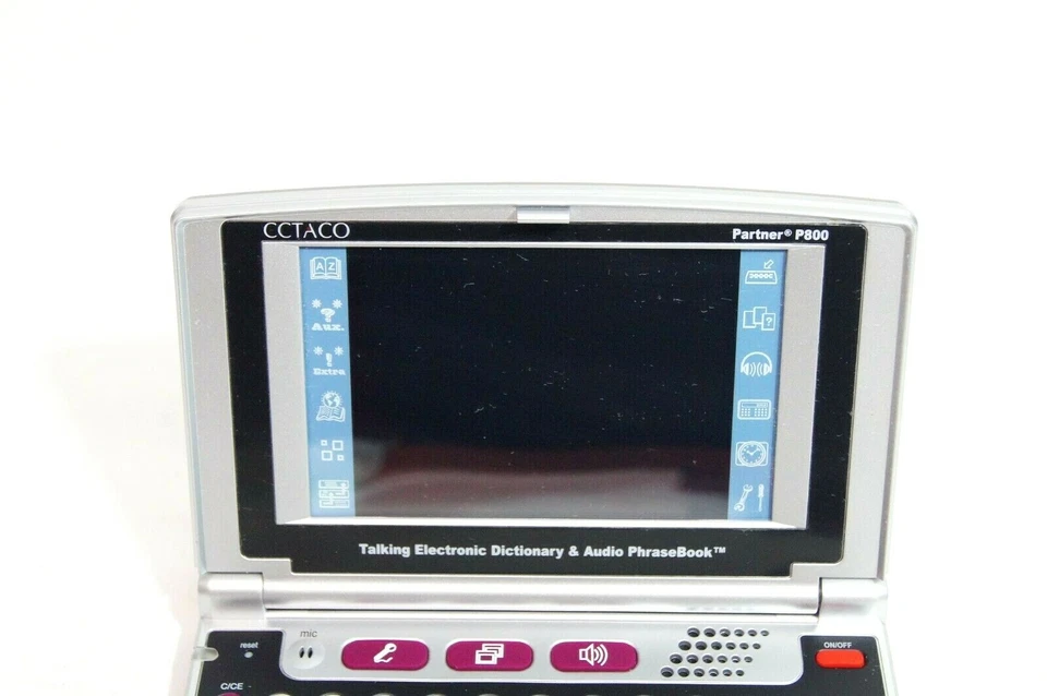 CCTACO PARTNER EP800 ENGLISH Talking Dictionary & Audio Phrasebook Tutor - Image 4 of 4