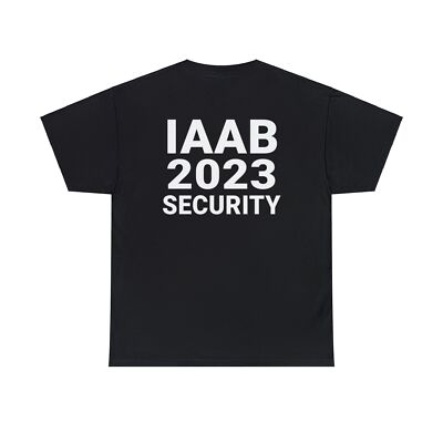 It's All A Blur Tour Drake IAAB 2023 Security T-Shirt Concert