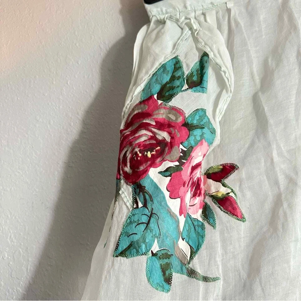 Vintage 50s Apron Skirt, Cottagecore, Coastal Grandma, OSFM - Image 2 of 4