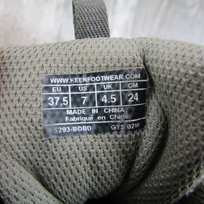 Chaussures de randonnée imperméables femmes en daim gris lavande Keen