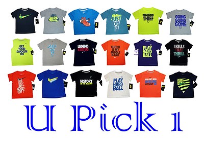 まめ BOYS NIKE TEE CUTE SAYING SPORTS TOP SHIRT Athletic CLOTHES KIDS