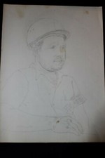 DDR Maler Professor Peuker Wolfgang Bleistift Zeichnung Original  Studien