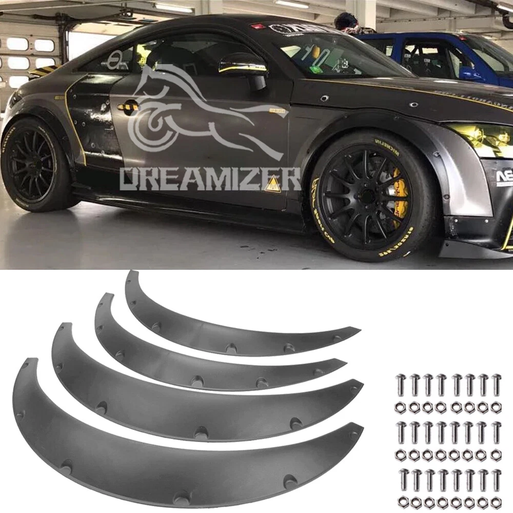 For Audi TT MK1 A3 A4 A5 Flexible Fender Flares Mudguards Wide