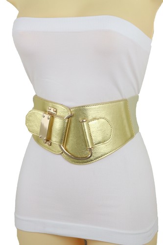 ECOTE Belt size Small 100% LEATHER Braided Elastic Back  display picture 2